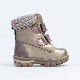152185-58 Зимние ботинки для девочки для девочки бронзовый фото №2