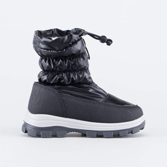 264934-42 Мембранные сапожки на молнии для девочки черный фото №2