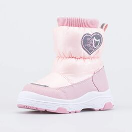 264935-41 Зимние мембранные сапожки светло-перламутровый для девочки розовый