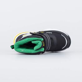 454869-42 Мембранные ботинки SoftShell с LED Звездолёт для мальчики чер-зел фото №4