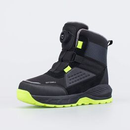 454879-41 Мембранные ботинки с системой быстрой шнуровки для мальчики чер-сал