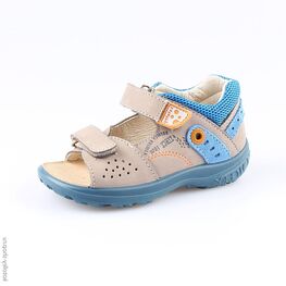 122070-22 Сандалии для мальчики сер-гол