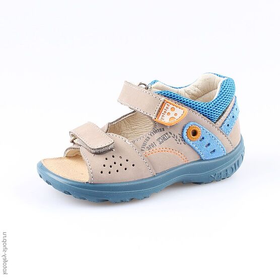 122070-22 Сандалии для мальчики сер-гол