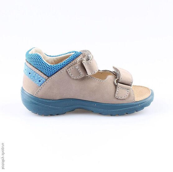 122070-22 Сандалии для мальчики сер-гол фото №2