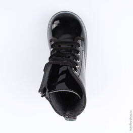 352169-31 Ботинки для девочки черный фото №4