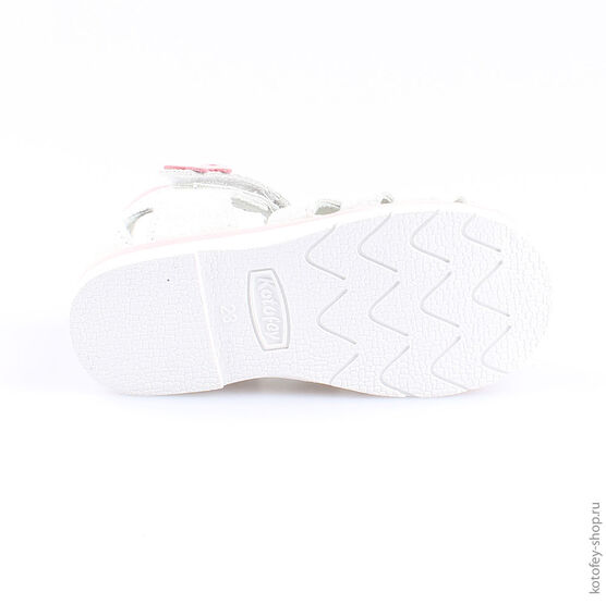 222071-26 Босоножки для девочки серебрист. фото №3