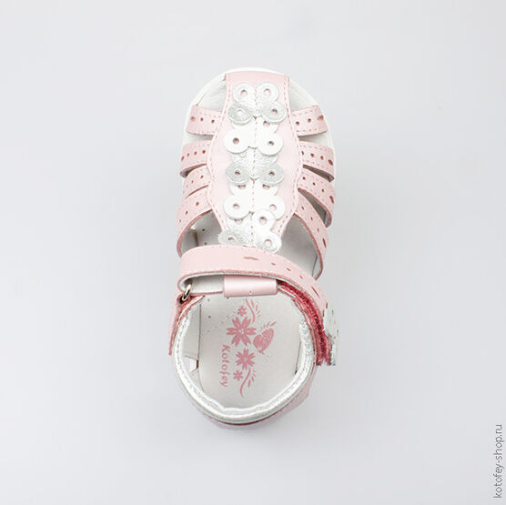 222071-22 Босоножки для девочки розовый фото №4