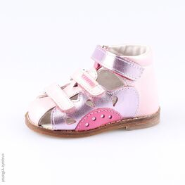 022002-22 Туфли летние для девочки розовый
