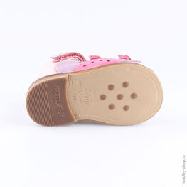 022002-22 Туфли летние для девочки розовый фото №3