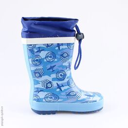 366171-11 Резиновые сапоги для мальчики светло-синий фото №2