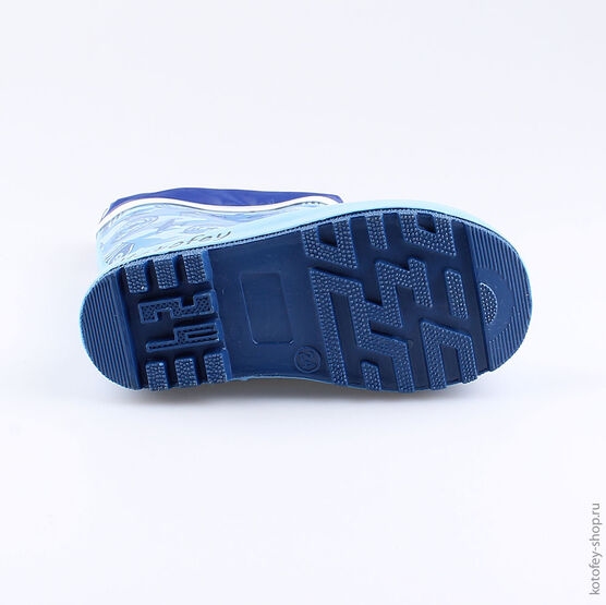 366171-11 Резиновые сапоги для мальчики светло-синий фото №3