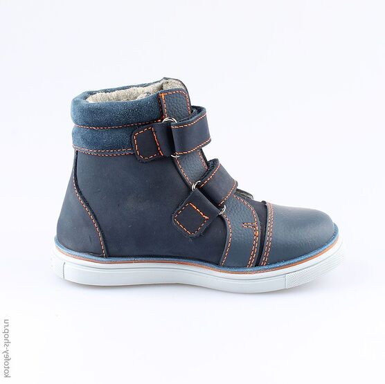 352155-32 Ботинки для мальчики светло-синий фото №2