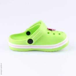 325047-01 Пляжная обувь для девочки салатовый фото №2