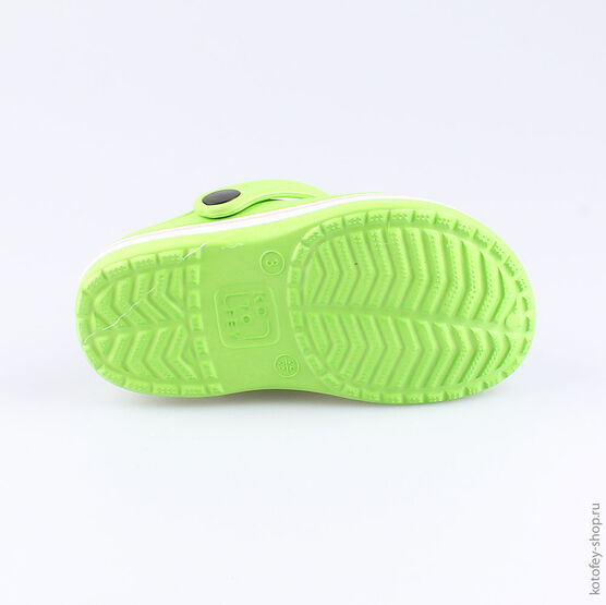 325047-01 Пляжная обувь для девочки салатовый фото №3