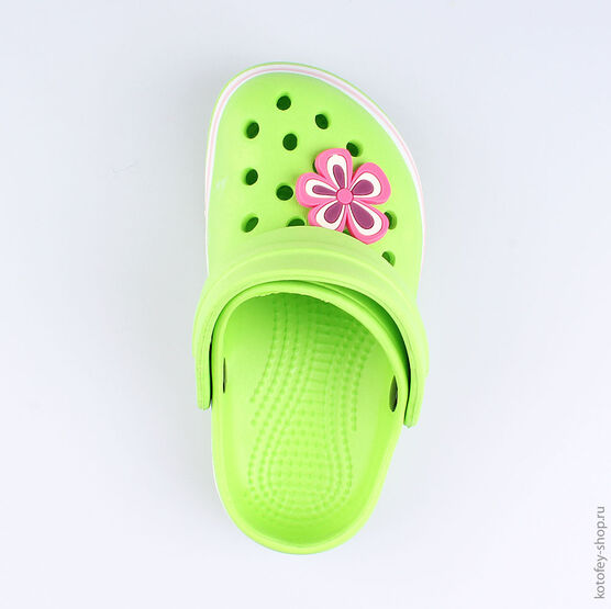 325047-01 Пляжная обувь для девочки салатовый фото №4
