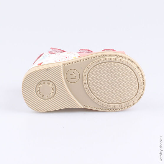 022086-25 Туфли летние для девочки роз-цве фото №3