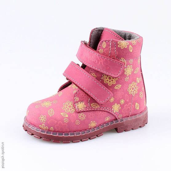 152202-32 Ботинки для девочки розовый