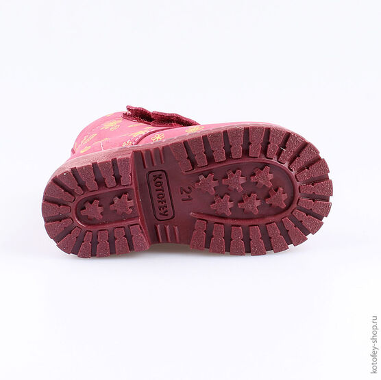 152202-32 Ботинки для девочки розовый фото №3