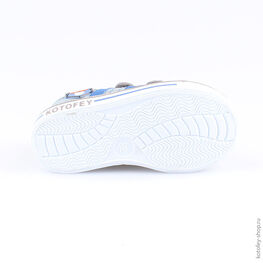 231127-11 Кеды для мальчики сер-гол фото №3