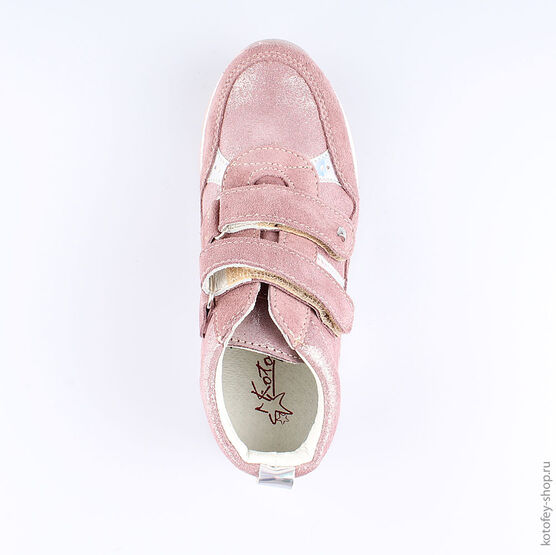 552102-21 Ботинки для девочки розовый фото №4