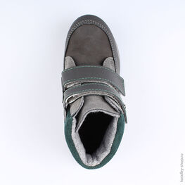 552096-32 Ботинки для мальчики серый фото №4