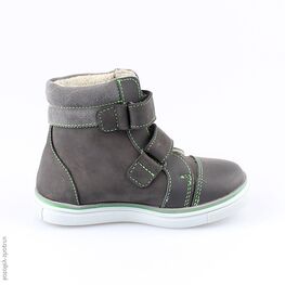 352155-31 Ботинки для мальчики серый фото №2