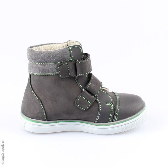 352155-31 Ботинки для мальчики серый фото №2