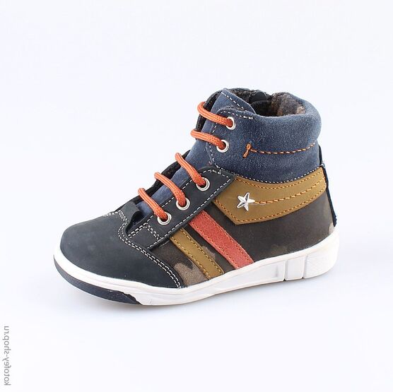 252118-31 Ботинки для мальчики син-оли-ора