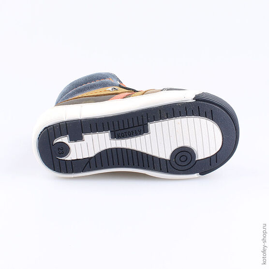 252118-31 Ботинки для мальчики син-оли-ора фото №3