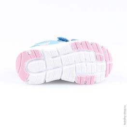 144063-73 Кроссовки для девочки син-роз фото №3