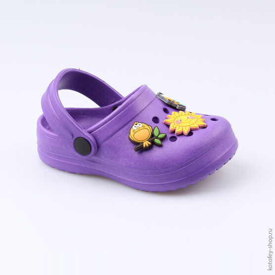 325046-06 Пляжная обувь для девочки сиреневый фото №4