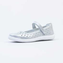 632332-21 Туфли для девочки серебрист.