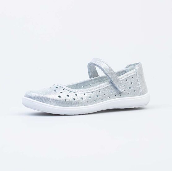 632332-21 Туфли для девочки серебрист.