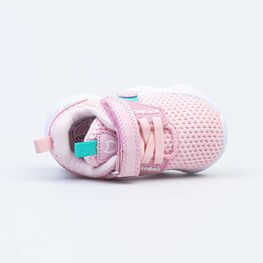 144142-72 Кроссовки из вязаного текстиля для девочки розовый фото №4