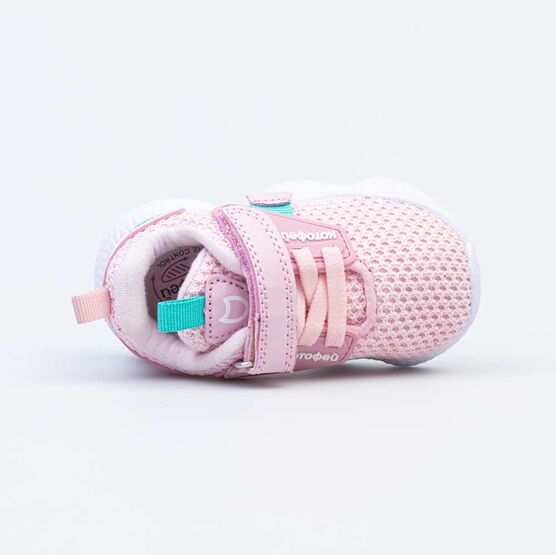 144142-72 Кроссовки из вязаного текстиля для девочки розовый фото №4