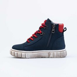 352295-32 Ботинки для мальчики син-кра фото №2