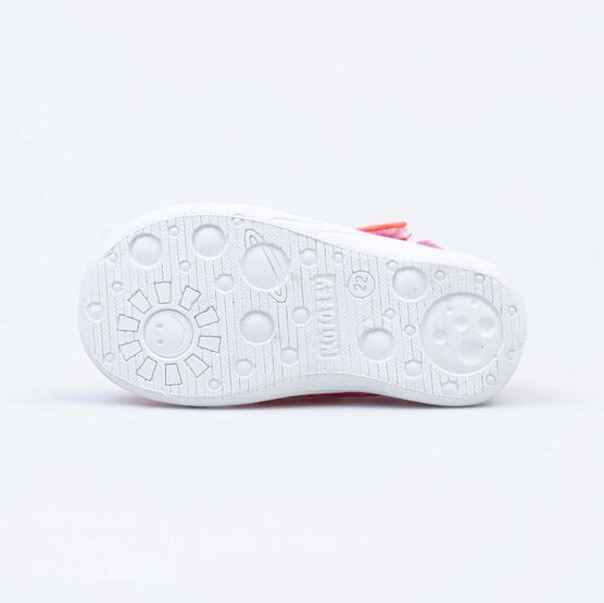 221042-14 Босоножки текстильные для девочки розовый фото №3