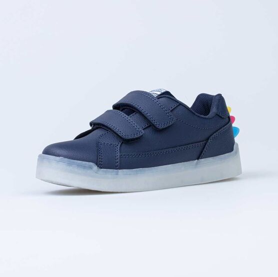 534042-72 Полуботинки с LED-подсветкой на подошве для мальчики светло-синий