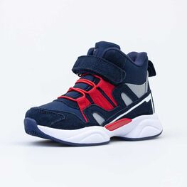 354060-72 Ботинки для мальчики син-кра