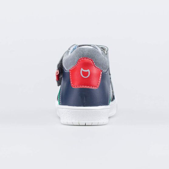 352361-22 Ботинки из натуральной кожи для мальчики серый фото №5