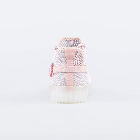 641037-11 Кроссовки из вязаного текстиля для девочки розовый фото №5