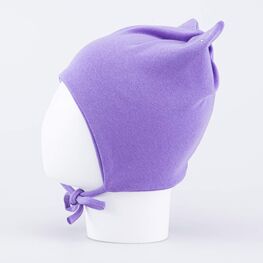 07811626-40 Шапка детская сиреневая. для девочки сиреневый фото №2