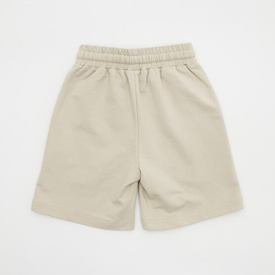 07762047-40 Детские шорты из трикотажного полотна футер для мальчики бежевый фото №2
