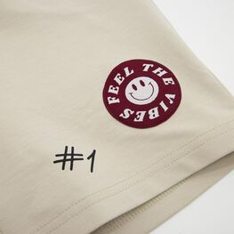 07762047-40 Детские шорты из трикотажного полотна футер для мальчики бежевый фото №3