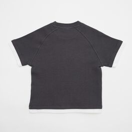 07764090-40 Вафельная футболка для мальчика серый для мальчики темно-серый фото №2