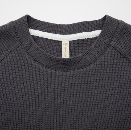 07764090-40 Вафельная футболка для мальчика серый для мальчики темно-серый фото №3