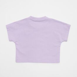 07802081-30 Детская футболка из трикотажного полотна футер для девочки сиреневый фото №2