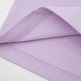 07802081-30 Детская футболка из трикотажного полотна футер для девочки сиреневый фото №4