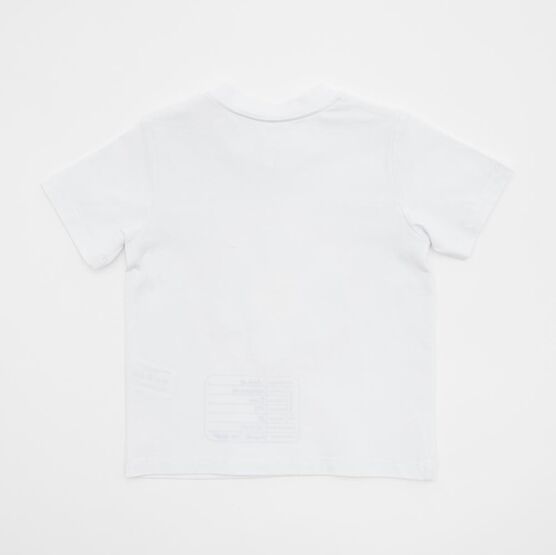 07802083-40 Белая футболка для девочки для девочки белый фото №2