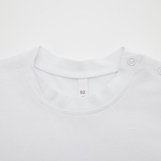 07802083-40 Белая футболка для девочки для девочки белый фото №3